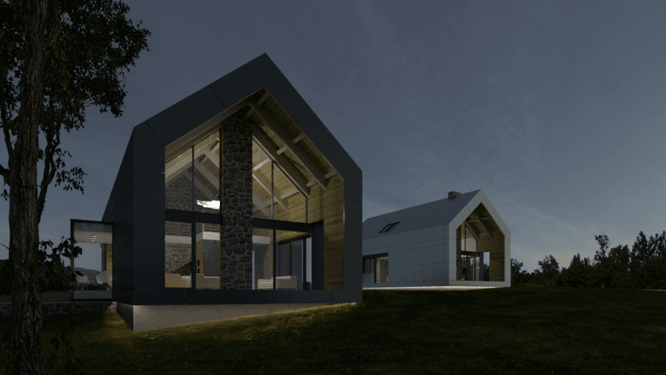 Projekt siedliska dla rodziny wielopokoleniowej